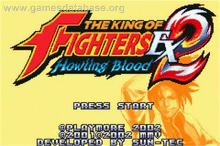 Cover King of Fighters EX2, The - Howling Blood for Game Boy Advance